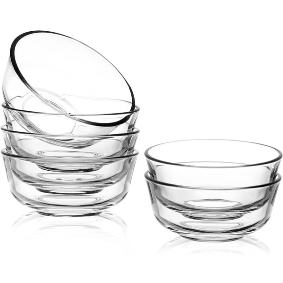 Sweejar Dining Sweejar 8 Oz Glass Bowls Set6 Packsmall Bowls For